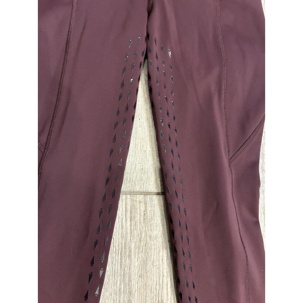Kerrits Coolcore Full Leg Grip Riding Tights Plum Purple Women's S - Picture 2 of 9